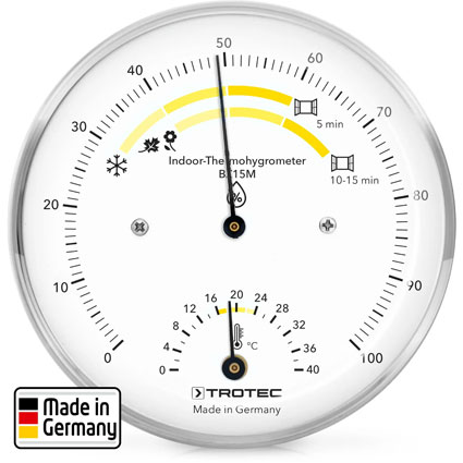 Präzises Haarhygrometer Trotec BZ15M hergestellt in Deutschland