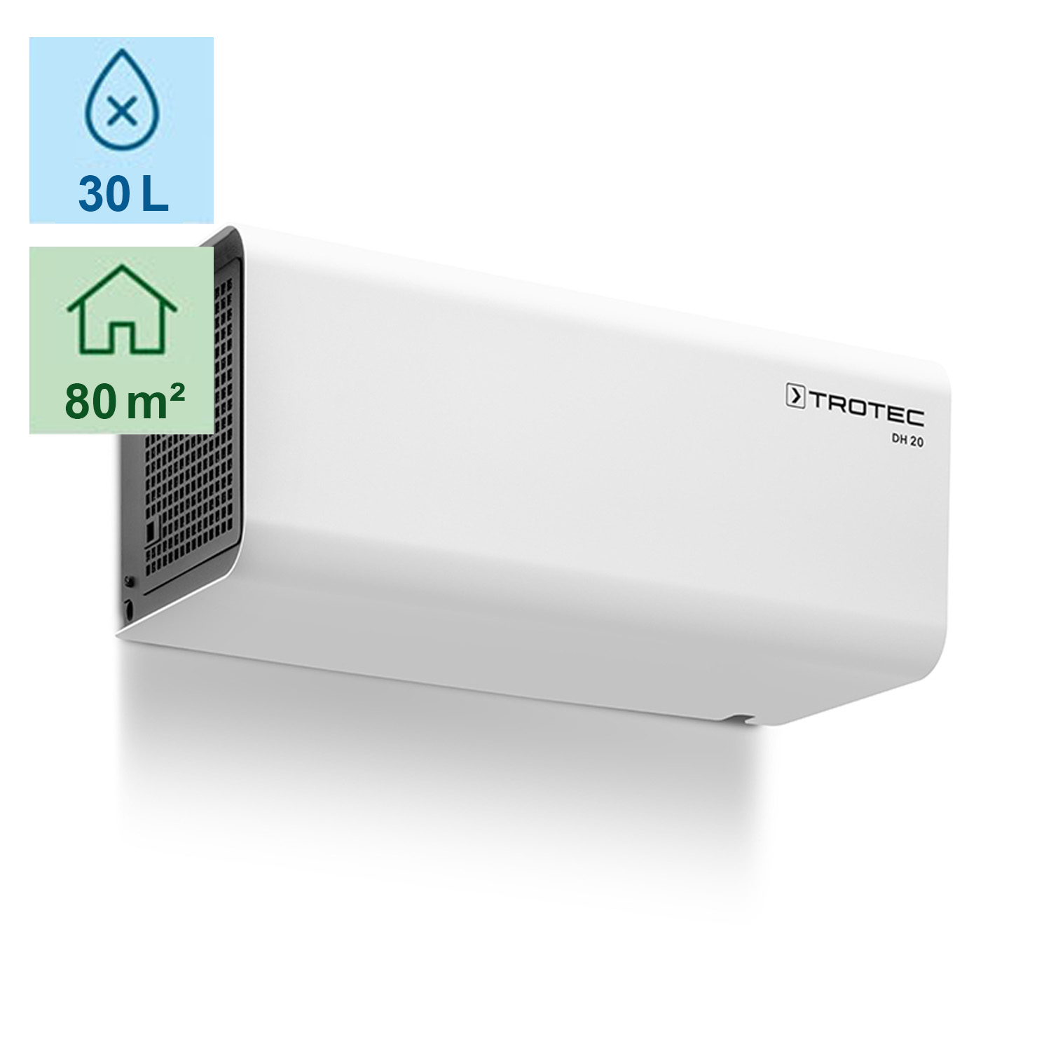 Luftentfeuchter an die Wand Trotec-DH20