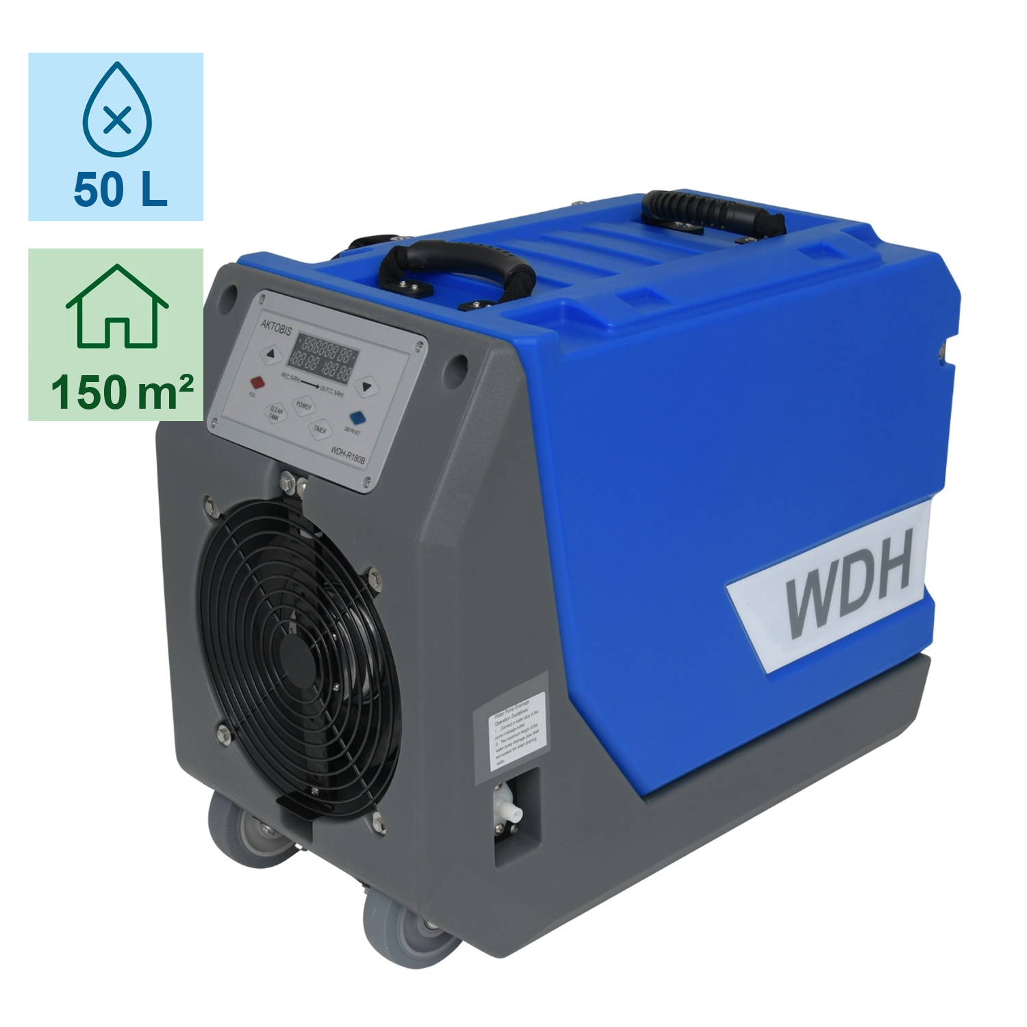Luftentfeuchter mit Pumpe WDH-R180B
