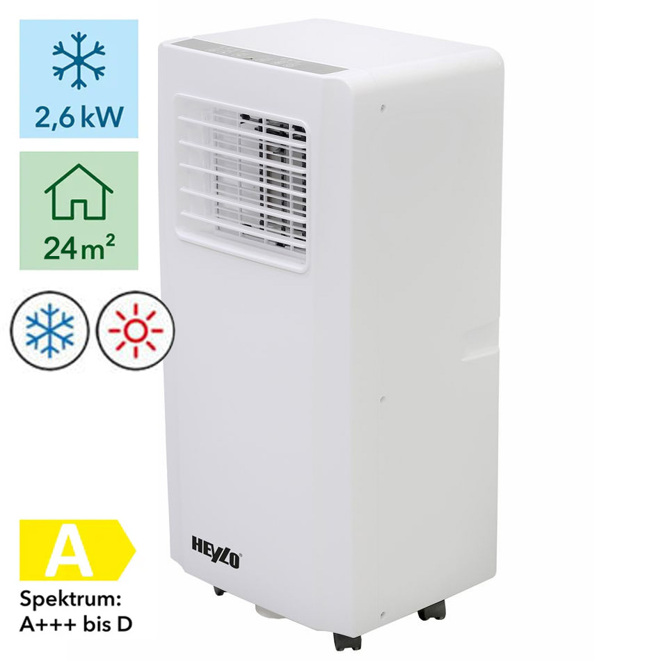 Mobile Klimaanlage mit Abluftschlauch Heylo AC 25