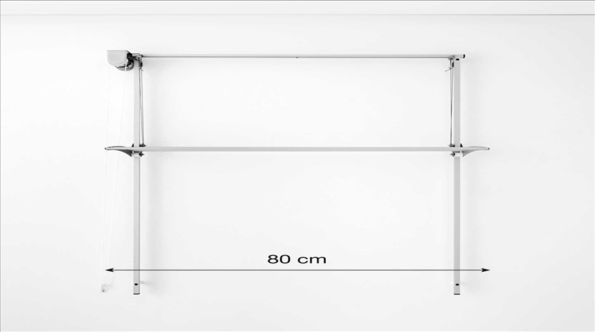 Foxydry Wall80 Standard Klapptrockner mit 1 Wandrack