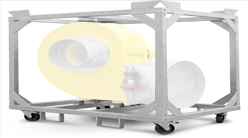 Trotec Radialventilator TFV100ex Rahmengestell - Rollwagen