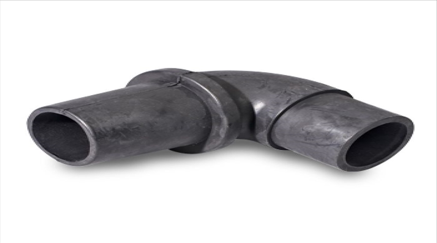 Aerial Bodenanschlussst&amp;#252;ck, schwarz, f&amp;#252;r 50mm Schlauch
