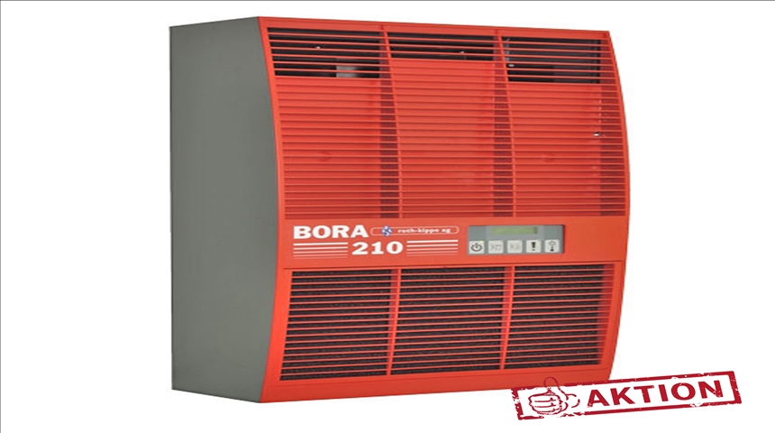 Wäschetrockner mit Heizung Bora210H Roth-Kippe in Aktion