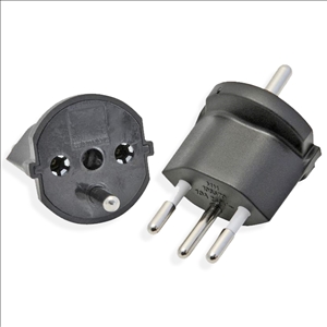 Fixadapter EU CEE7/VII-Schweiz-T12