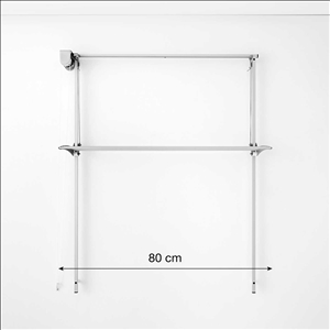 Foxydry Wall80 Standard Klapptrockner mit 1 Wandrack