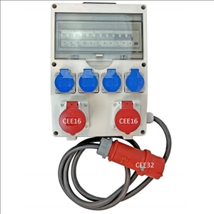 Stromverteiler / Baustromverteiler CEE32 auf CEE16 / T23