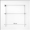 Foxydry Wall120 Standard Klapptrockner mit 1 Wandrack