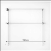 Foxydry Wall150 Standard Klapptrockner mit 1 Wandrack