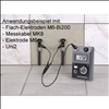 Gann Flach-Elektrodenpaar M6-Bi200 Anwendungsbeispiel