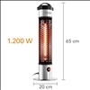 Trotec IRS1200E Infrarot Heizung Masse