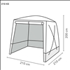 Trotec Arbeitszelt 210KE 210x210x200 Masse
