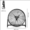 Trotec Bodenventilator TVM20D Masse