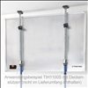 Trotec Infrarot Heizplatte TIH1100S mit Deckenst&#252;tzen