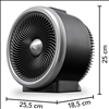 Trotec TFH2000E Heizung Ventilator schwarz Masse