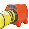 Axialventilator mit Luftschlauch Heylo Powervent3000