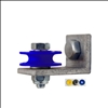 Gleitrollen blau mit Aluwinkel