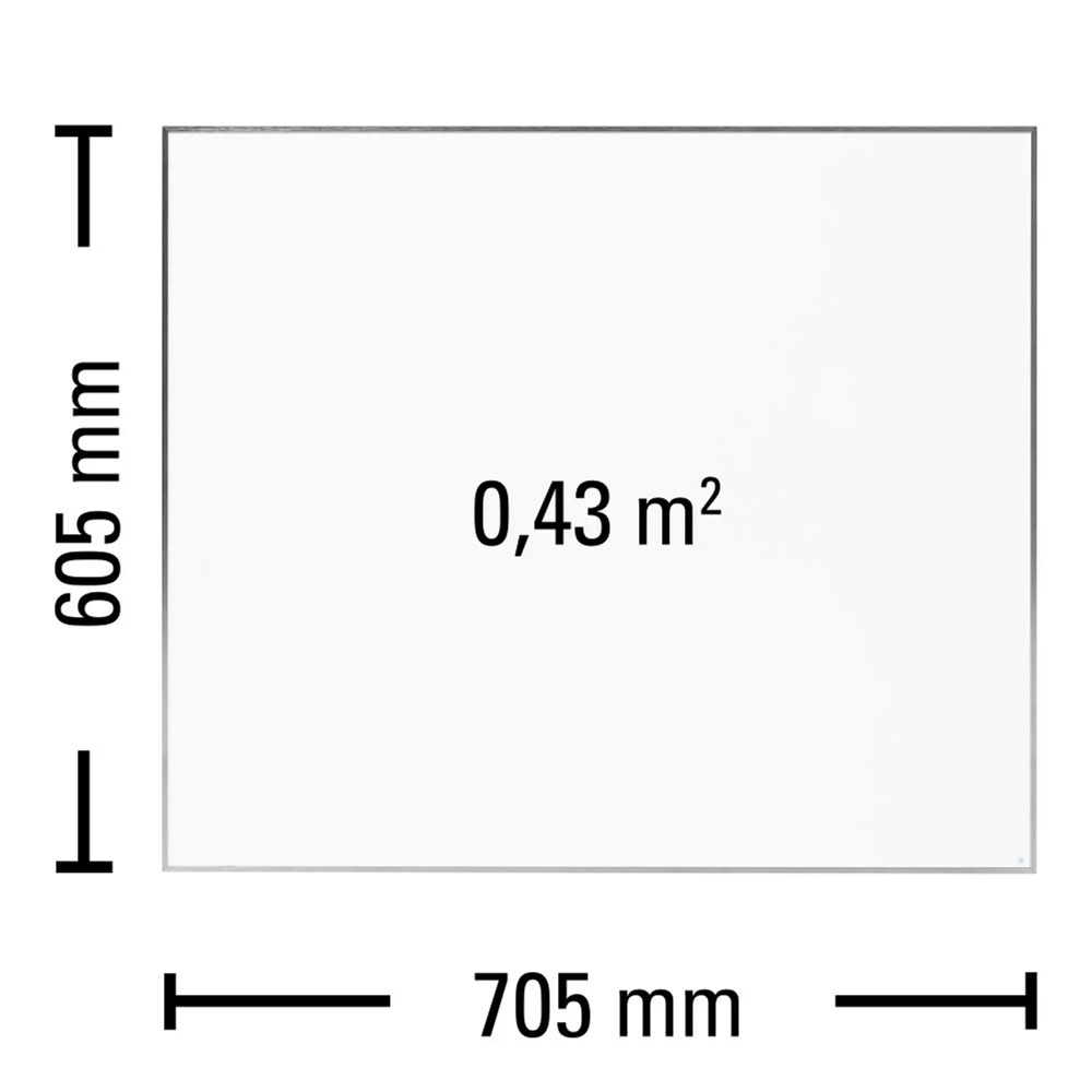 Trotec Infrarot-Heizplatte TIH400S Masse