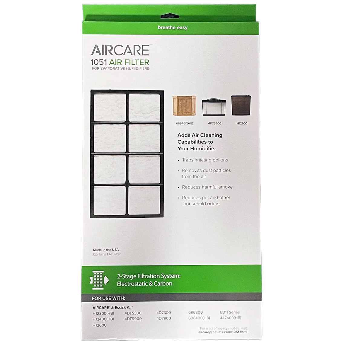 Sanvia Aircare Aktivkohlefilter Aircare 1051 für LB50/LB100