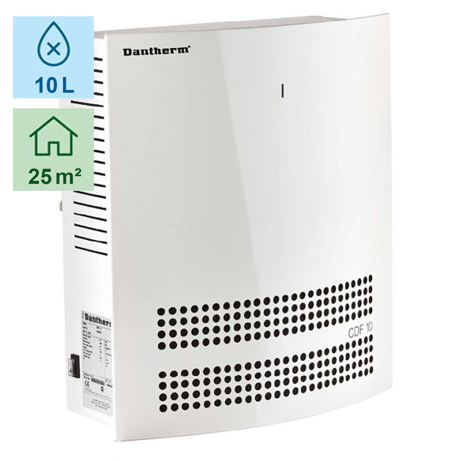 Dantherm CDF10 Luftentfeuchter Wandmodell weiss