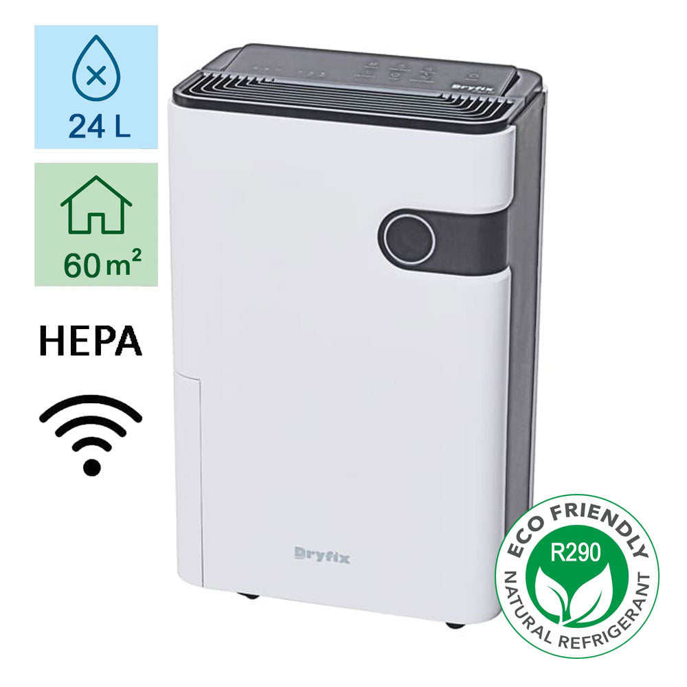Dryfix Royal24 sparsamer Luftentfeuchter mit HEPA-Filter